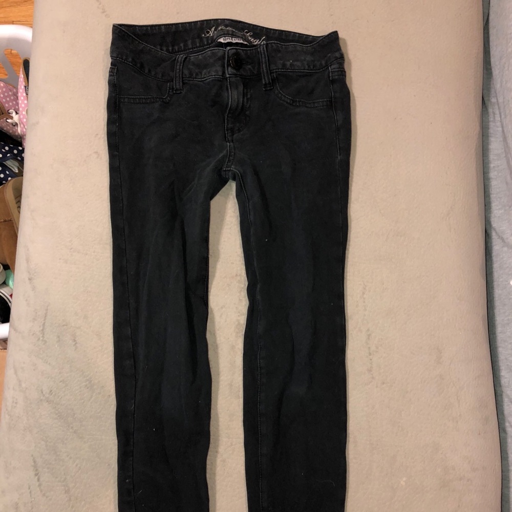 American Eagle black jeggings